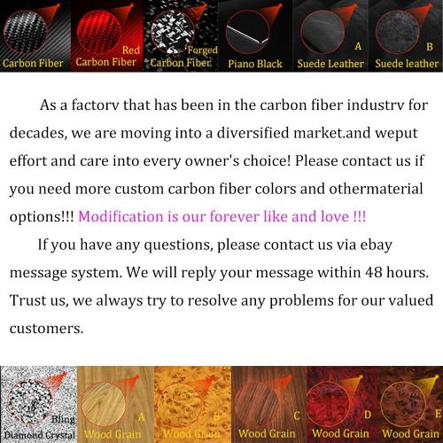 Real Carbon Fiber For BMW 5 Series G30 2016-2022 Interior Dash Board Media Trim, US $20.89, image 9