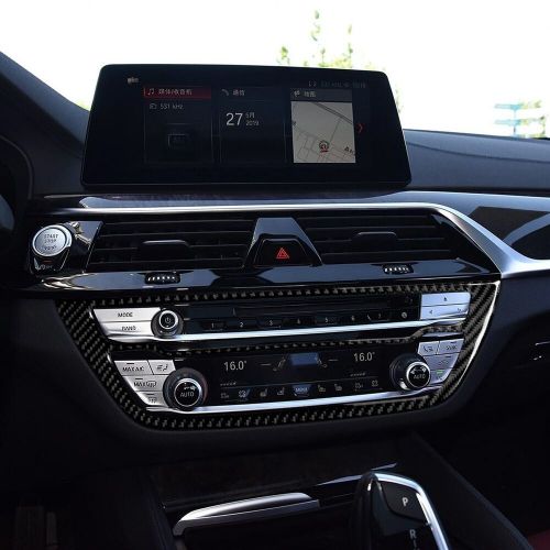 Real Carbon Fiber For BMW 5 Series G30 2016-2022 Interior Dash Board Media Trim, US $20.89, image 11