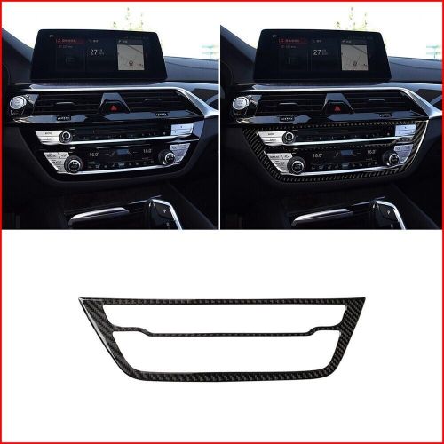 Real Carbon Fiber For BMW 5 Series G30 2016-2022 Interior Dash Board Media Trim, US $20.89, image 14