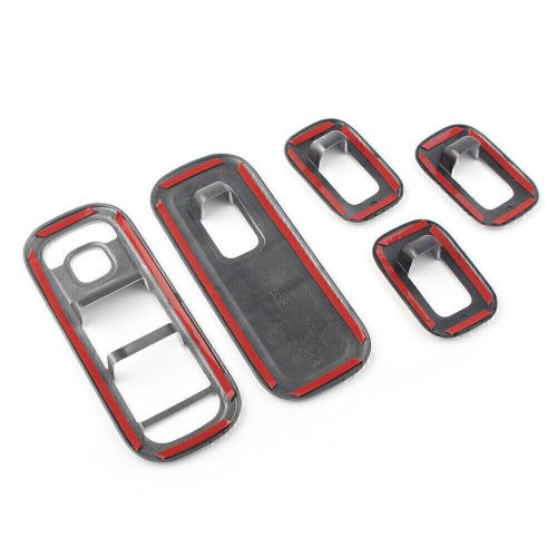 Left Drive Door Window Switch Cover Trims Silver For 2019 Mercedes-Benz A-Class, US $18.16, image 4