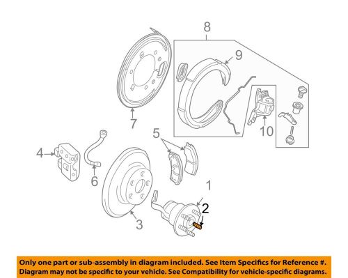 GM OEM 09-19 Corvette Rear Suspension Brake Components-Wheel Stud 9598497, US $10.55, image 2