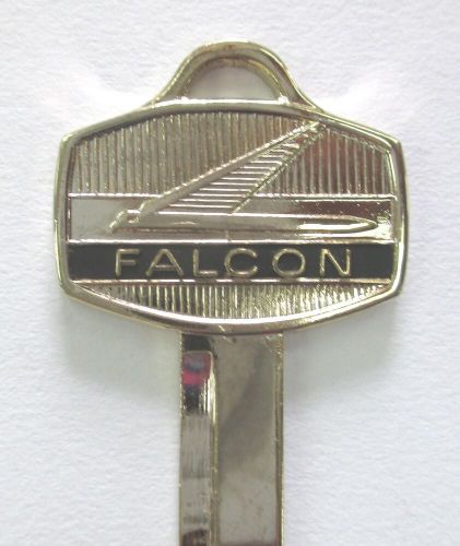 Ford falcon yellow gold keys 3 piece set leather fob 1966 1967 1968 1969 1970