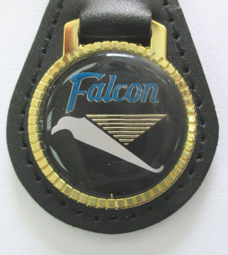 Ford FALCON Yellow Gold Keys 3 Piece Set Leather Fob 1966 1967 1968 1969 1970, US $84.95, image 3