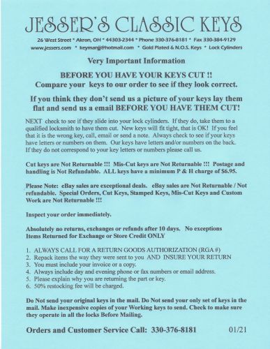 Ford FALCON Yellow Gold Keys 3 Piece Set Leather Fob 1966 1967 1968 1969 1970, US $84.95, image 5