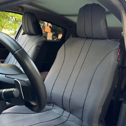 Waterproof Canvas Dark Gray Front Car Seat Covers For Toyota Frontier Crew Cab, US $53.99, image 2
