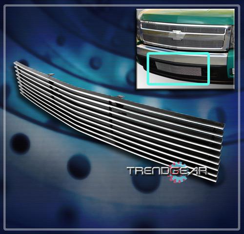 07-10 chevy silverado 1500 front bumper lower billet grille insert 08 09 lt ltz