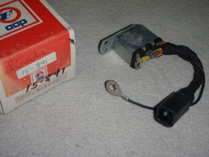 Air conditioning blower motor relay 70 71 lincoln continental 1970 1971 new