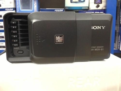 Sony mdx61 shock resistant memory mini disc changer..sony awesome-ebay price!!!