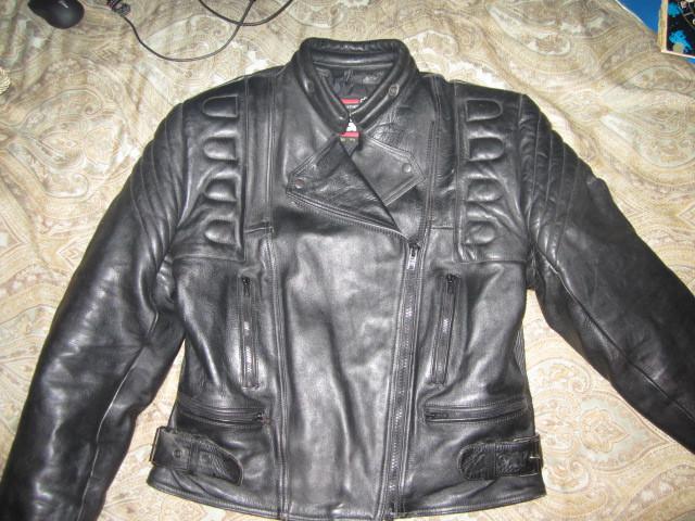 Rgc padded / insulated leather riding jacket men 4o