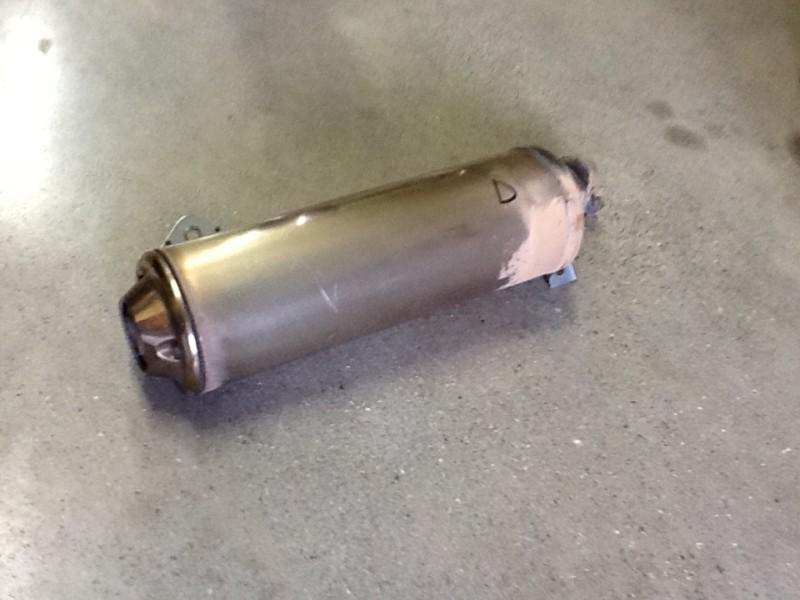 Hrc trx 450r trx450r honda 450er 06-12 stock silencer exhaust muffler trx 450 r