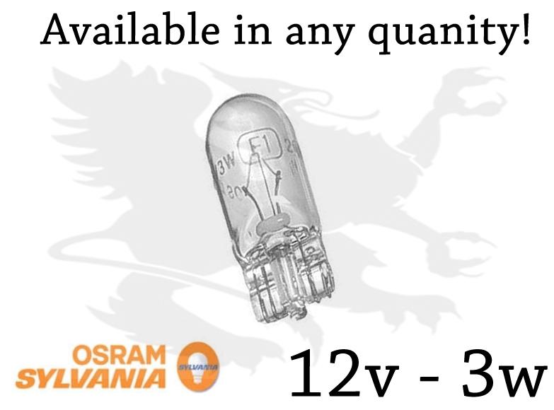 New 12v 3w interior instrument dash light bulb for porsche volvo saab # 33195