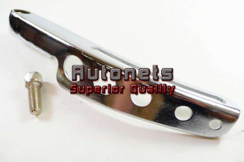 Chrome steel big block chevy alternator upper bracket 69-up custome lwp hot rod