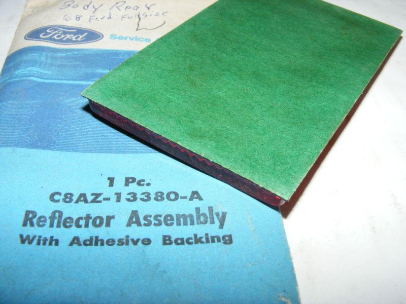 1968 FORD FULLSIZE REAR BODY SIDE REFLECTOR NOS NEW OLD STOCK, US $14.99, image 3