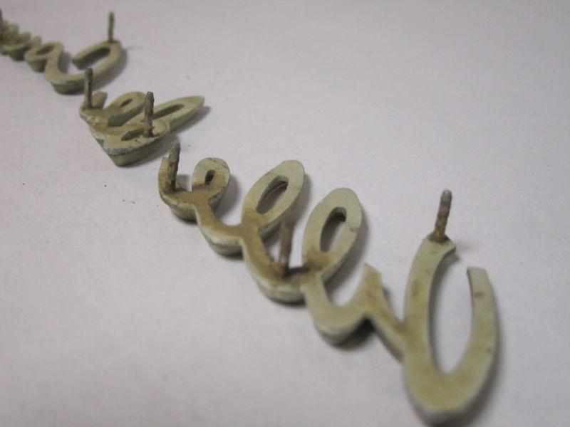 1957 Cadillac coupe deville front fender emblem , US $69.95, image 7