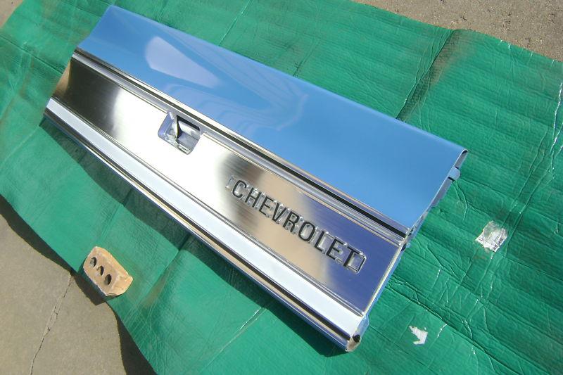 1974 74 Chevy Pickup Truck TAILGATE W/ TRIM PANEL Like NOS 1973 73 1975 75 1976, US $1,250.00, image 2