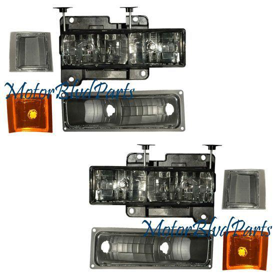 Gmc checy suv truck headlights headlamps+signal+corner