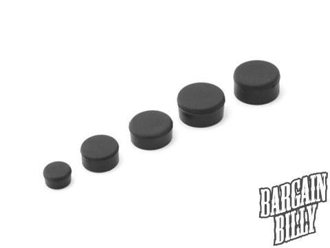 Black motorcycle fairing frame plugs for suzuki gsxr 1300 hayabusa (1999-2012)