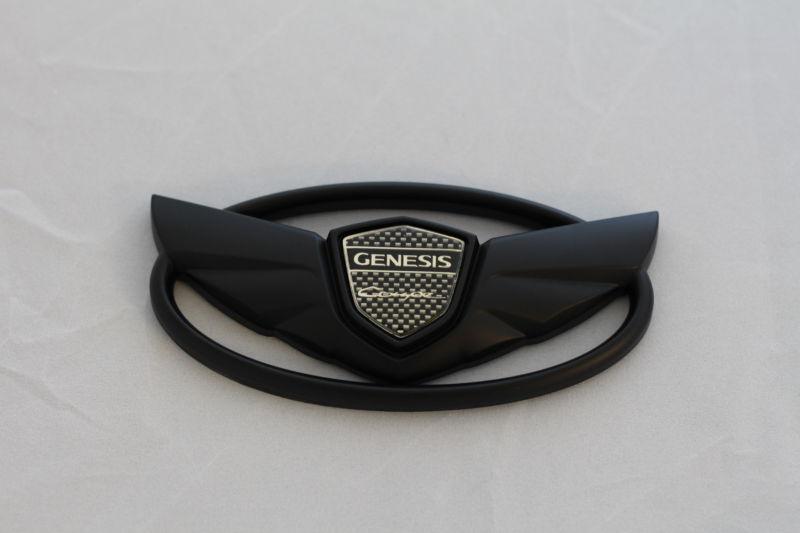 10 11 12 13 14 hyundai genesis coupe emblem matte black grille trunk rear wing