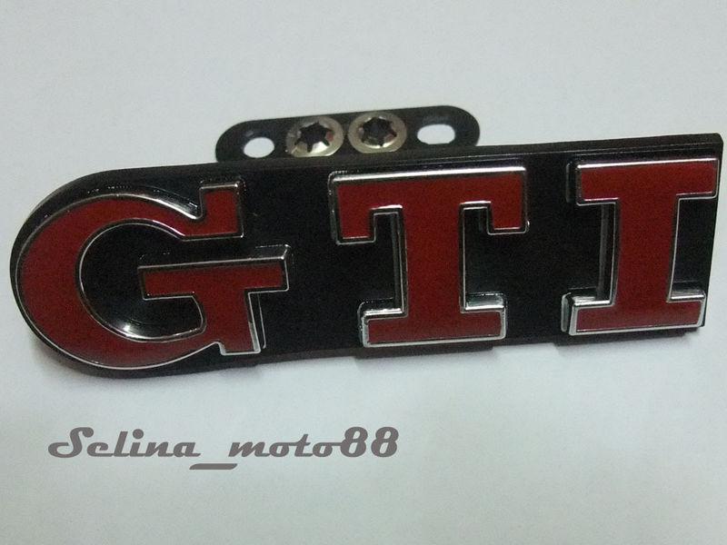 Gti front grille grill badge emblem