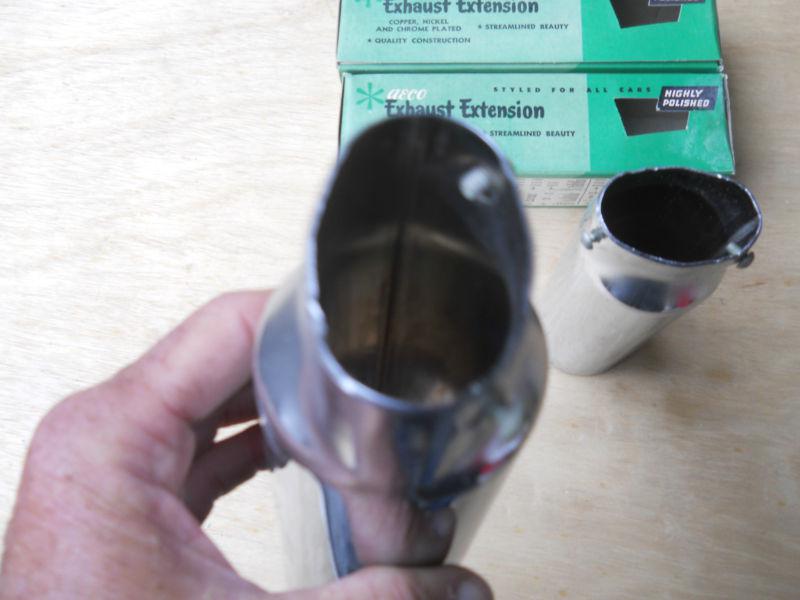 Purchase Pair of AECO Exhaust Extensions for 1953 1954 Chevrolet Vintage Cars in Parkville