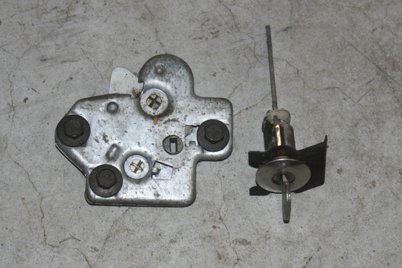 Trunk latch lock key 1969 1970 mustang mach 1 boss 302 grande 351 428cj 429 gt 