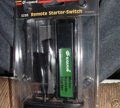 #3230 new equus remote starter switch-heavy duty leads (u)