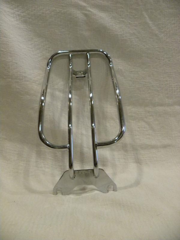 Harley solo luggage rack for softail by motherwell 