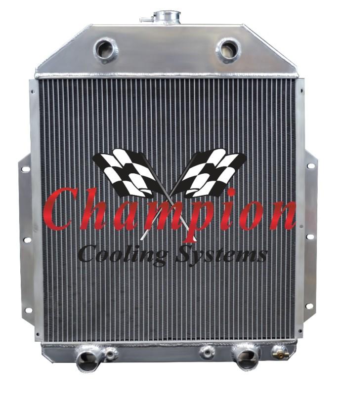 1942 43 44 45 46 47 48 49 50 51 52 ford pu truck flathead 3 row alum radiator 