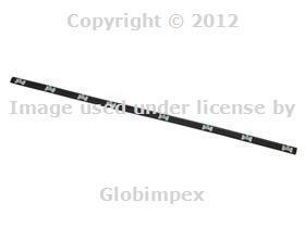 Bmw e46 (1999-2005) sedan door moulding left / driver side front genuine