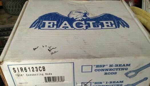 New mopar small block eagle i beam rods sir6123cb 318 340 360 dart cuda duster 