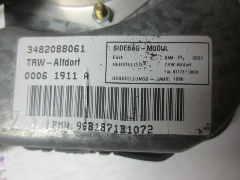 BMW E38 740il 750il E39 528i 540i RH Passenger Side Front Door Airbag 1997-1999, US $25.00, image 3