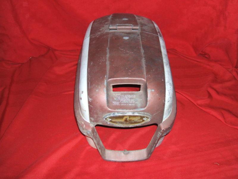 VINTAGE 1958 Johnson Seahorse Outboard Motor Cowl Cover 35HP, US $70.00, image 3
