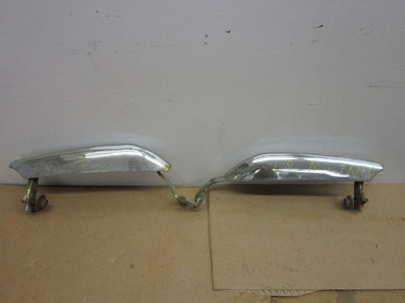 Front bumper guards 1967 1968 mustang ford original 