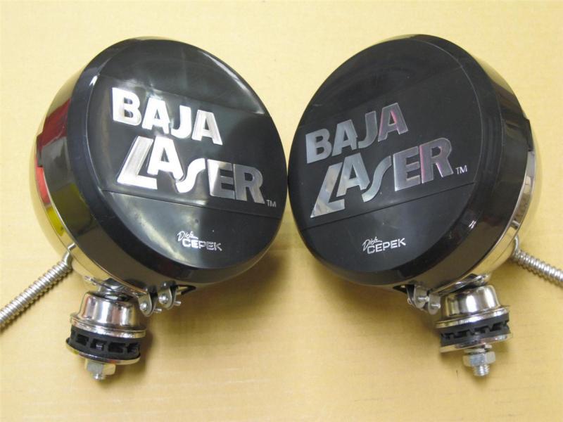 Purchase SUPER OFF ROAD 6" 100w H3 Long Range Chrome Lights w Black