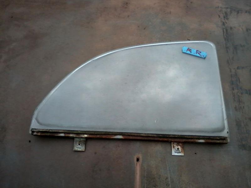 Right rear qtr post glass 2 door 1955 1956 plymouth 55 56 belvedere sedan 55 56