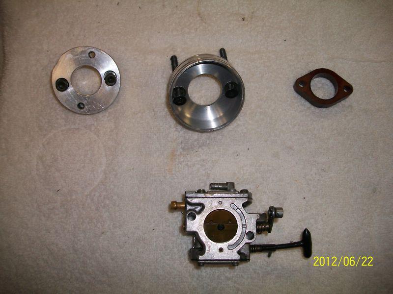 GO KART BLUEPRINTED YAMAHA KT 100 CARBURATOR CARB WALBRO WB3A ADAPT FILTER CUPU, US $70.00, image 2