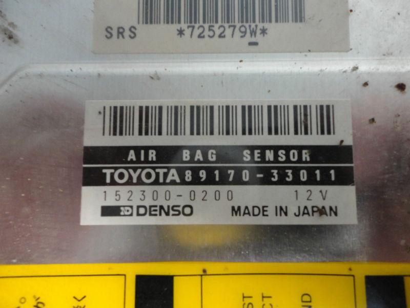 Purchase 19921996 Toyota Camry AIR BAG CRASH SENSOR UNIT MODULE OEM