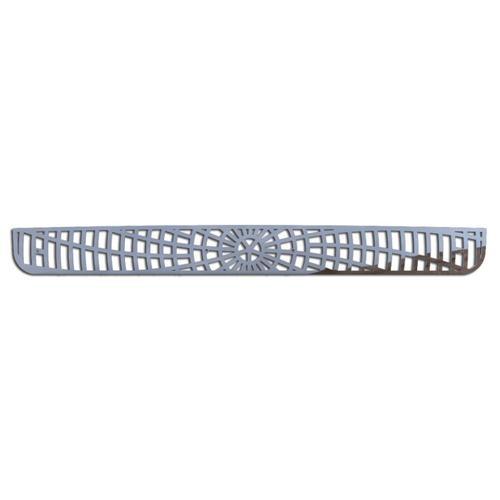 Hummer h3 05-09 stainless spider web front metal grille trim cover grill insert