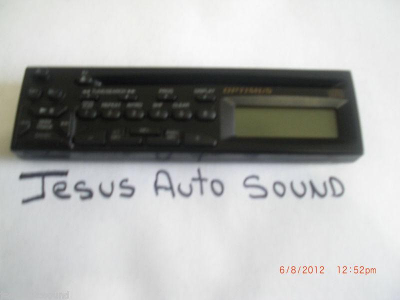 Sale unknown model radio  faceplate  optimus cd player