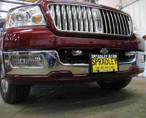 Blue ox bx2179 base plate for lincoln mark lt 2wd 06-07