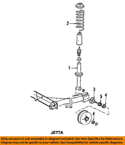 Volkswagen oem 1j0511115am coil spring/suspension coil spring