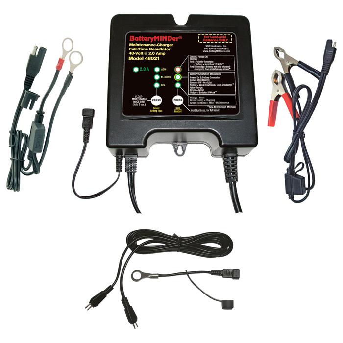 Batteryminder charger/maintainer/desulfater-2 amps for 48v systems 48021