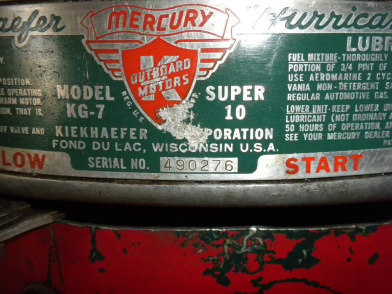 Vintage Mercury Kiekhaefer Outboard Super 10 KG-7 Rare Find, US $1,500.00, image 3