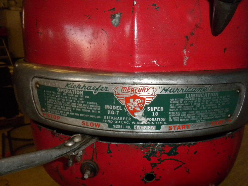 Vintage Mercury Kiekhaefer Outboard Super 10 KG-7 Rare Find, US $1,500.00, image 10