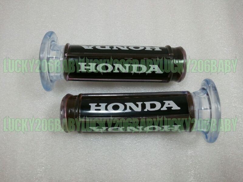 Hand grip fit for honda rubber black cbr 900 919 929 954 vfr rvf plastic 7/8" 