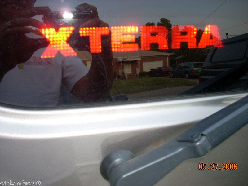 Purchase Nissan Xterra 3rd brake light decal overlay 00 01 02 03 04 in