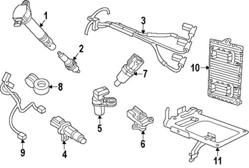 Dodge sp149125ad genuine oem factory original spark plug