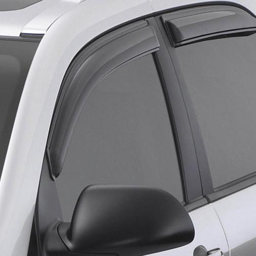 10-14 chevrolet equinox oem side window weather deflector smoke tinted 19202074