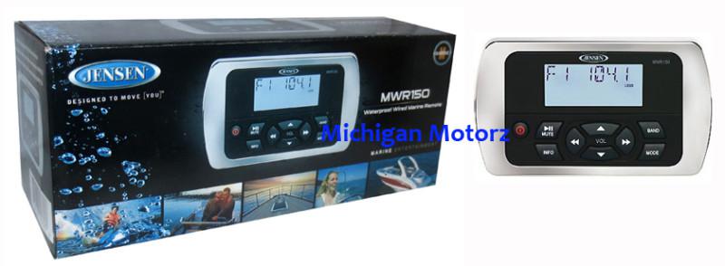 Jensen waterproof wired marine remote - mwr150
