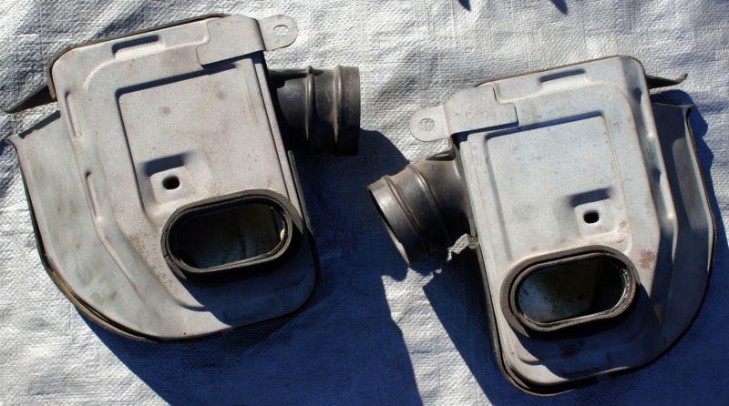 Honda cb450 k3-k5 left & right air cleaners filters boxes covers